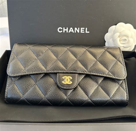 mens chanel clothing wallet|chanel long wallet price.